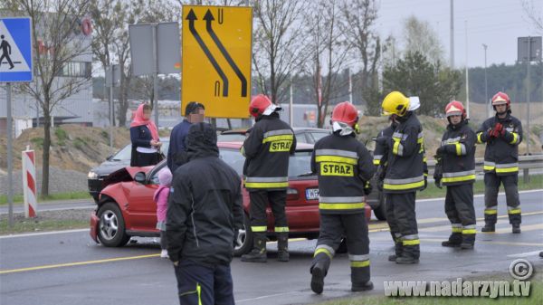 Kolizja na trasie katowickiej